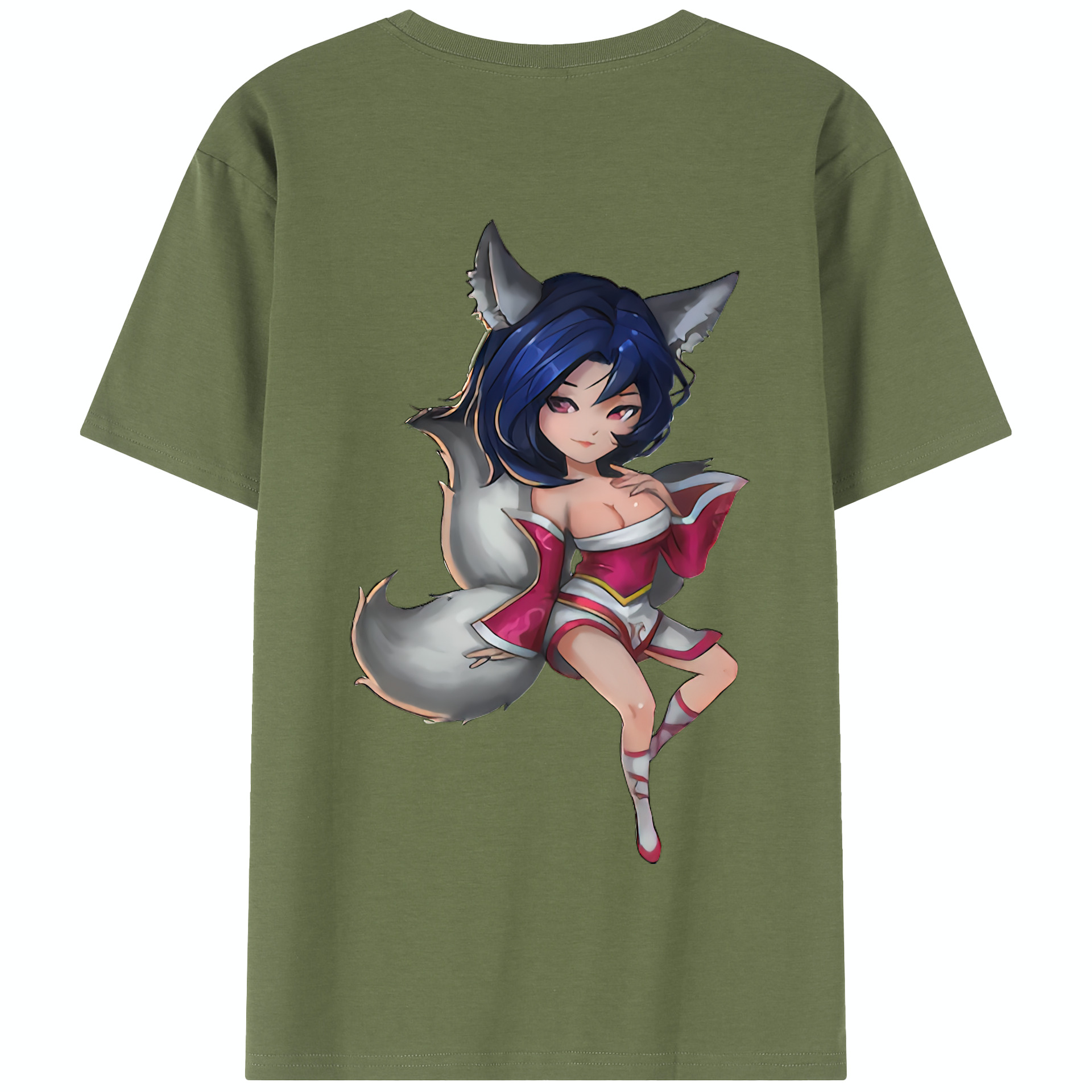 リーグ・オブ・レジェンド League of Legends LOL 綿100％半袖Tシャツ（背面プリント）